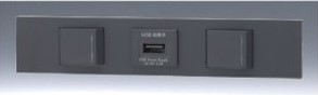 KAG 3526 β神保電器 配線器具 KAG-3526 3路ガイドセット SB色 USBコンセント お買い得 NKシリーズ 一部予約 3路ガイド