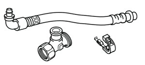 INAX/LIXIL gC ށyCF-020-SETzz[XZbg(NCbNt@Xi[ڑ) z[X550mmkEJl