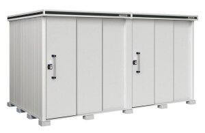 ●u.ヨド物置/ヨドコウ【LMD-4422HW CB】カシミヤベージュ エルモ 中・大型物置 一般型 2連片引き戸 背高Hタイプ 受注生産