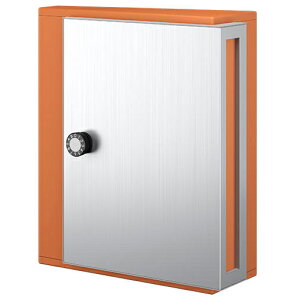 ▲●u.ナスタ/Nasta ポスト【KS-MB31SN-L-OR】オレンジ 横入前出 壁付・防滴タイプ W340×H400 受注約3週