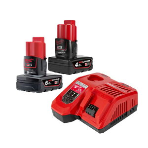 ����u.�~���E�H�[�L�[/Milwaukee �yM12-18NRG-642JP�zM12 4.0Ah & 6.0Ah FC �X�^�[�g�L�b�g