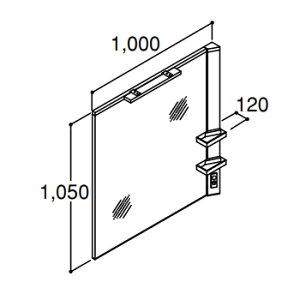 INAX/LIXIL ʉϑyMGR1-1001XJU-G-DzhDPAEJE^[ ~[Lrlbg 1ʋ LEDƖE~߃R[gt ddl Ԍ1000 1TkGEl