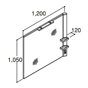 INAX/LIXIL ʉϑyMGR1-1201XJU-DzhDPAEJE^[ ~[Lrlbg 1ʋ LEDƖE~߃R[gt vOddl Ԍ1200 1TkGEl