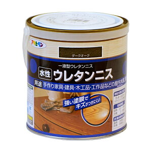 ∀アサヒペン 【447500】水性ウレタンニス 0.7L ダークオーク (4970925447500)