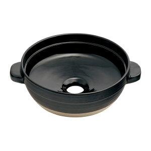 ●カクダイ 【493-275-D】土鍋手洗器 海苔 陶器製(信楽焼) 瑠珠(Luju)〔GB〕