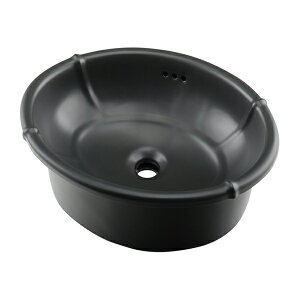 ●カクダイ 【#LY-493209-MD】丸型洗面器 マットブラック Olympia〔GB〕
