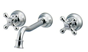 壁付2ハンドル混合栓 125-002