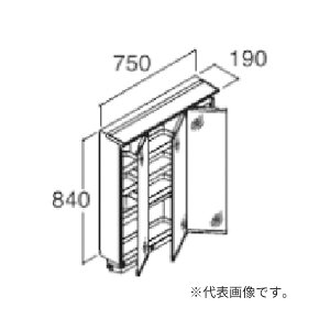 INAX/LIXIL ʉϑ NByMRA-753TXEUz~[Lrlbg 3ʋ LEDCƖ S[ Ԍ750mm S1900mmp 󒍐YkHHl