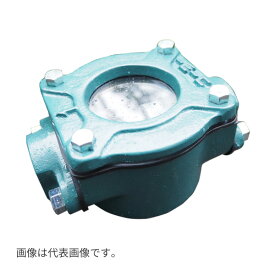 興陽産業製作所/友鉄マシン 【コーヨー(友鉄) 砂取器(砂こし器) 25mm 鋳物製】標準ステンレス網60メッシュ〔▽〕