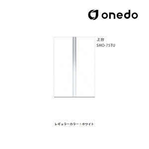 ●onedo/ワンド(旧マイセット) 【SHO-75TU】レギュラーカラー 玄関収納 SHO玄関収納シリーズ トールユニット(H=220cmタイプ) 上台 間口75cm〔GB〕