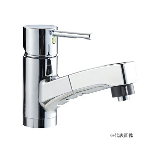 ●クリナップ 【ZZKM8001TFECCL-BV】水栓 洗面化粧台 ELVITA(エルヴィータ) シングルレバー水栓(シャワー付き) 一般地〔GB〕