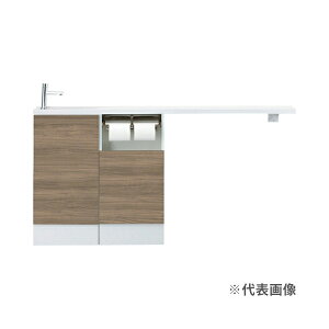 π●INAX/LIXIL キャパシア【AN-AMLEABKXHJX】手洗器一体型人造大理石カウンター カウンター奥行160 サイドベースキャビネットプラン 左仕様 壁排水〔HH.F〕