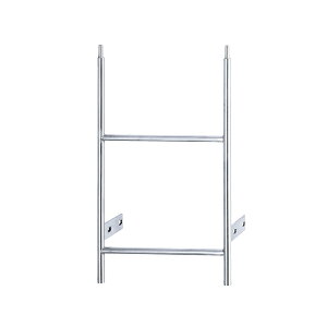 ▲●u.神栄ホームクリエイト 【SK-832-2JA3】塔屋タラップ ジョイント式 中・下部用 ステップ2段 ステンレス製 磨き 受注生産