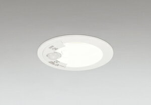 βオーデリック/ODELIC 【OD361701R】エクステリア ベースダウンライト 防雨型 浅型 温白色 LED一体型 オフホワイト 埋込穴75 軒下取付専用 人感センサー付