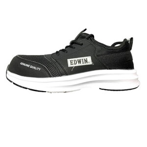 ∀EDWIN 【セフティシューズESM254】ブラック 25.0cm 安全靴 (4582288713491)