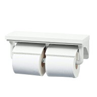 ◆在庫有り！∠INAX/LIXIL【CF-AA64/BW1】ピュアホワイト 棚付2連紙巻器