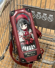 【マラソン777円OFFクーポン】ドールキャリーバッグ 30cm用 1/6ドールバック 1/6 ドール用バッグ 鞄 バック 4WAY リュック 斜め掛け ショルダー 手提げ 透明窓 軽量 痛バッグ ブライス 人形 ぬいぐるみ 収納ケース 防塵 ドールとお出かけバッグ 収納 かばん 外出用 遊ぶ