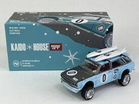 092 ダットサン KAIDO 510 ワゴン 4X4 ウィンターホリデーエディション(右ハンドル) KAIDO★HOUSE MINI GT