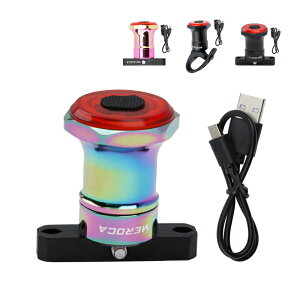 ]ԃCg LED t USB[d 邢 h wbhCg e[Cg oCNCg OZbg [h] e[v ЊQ h IPX6h 500mAh OƖ AEghA LEDx 