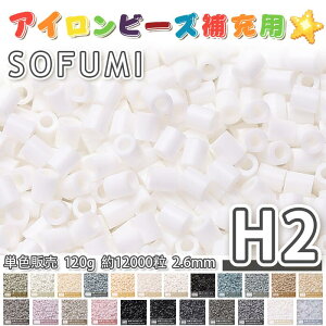 ���[�ESOFUMI [H2] 120g �A�C�����r�[�Y �P�F �i�m�r�[�Y 2.6mm �~�j�r�[�Y �p�[���[�r�[�Y�݊� ��e�� ��12000�� �J���[�r�[�Y DIY �N���t�g �n���h���C�h �r�[�Y�A�[�g �s�N�Z���A�[�g �L�b�Y �m��