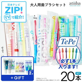 ZIP!で紹介 最安値挑戦中 歯ブラシセット お試しセット メール便送料無料 多彩なタイプの歯ブラシが試せるお得な大人用おまかせ歯ブラシ20本セット おまけ歯磨き粉2本付 福袋 ファミリー ふつう 詰め合わせ 家族でシェア ハミガキ