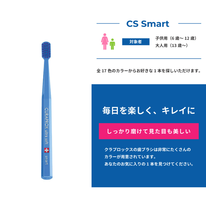 楽天市場】【送料無料】CURAPROX クラプロックス 歯ブラシ CS Smart