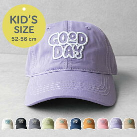 Holiday A.M. 【JKH053】 キッズメッシュキャップ GOODDAY 全10色(帽子 キッズキャップ こども帽子 キッズ帽子 ジュニア キャップ 子供用 子供 キッズ 男の子 女の子 男女兼用 幼稚園 小学生 夏 春 かわいい スポーツ コットン KEYS )_heat