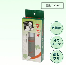 耳洗潔 20ml ( ノーマルタイプ 耳かき ローション 耳そうじ 耳洗浄 サロン専売品 床屋 理容師 耳エステ 皮脂 耳 汚れ 小鼻 )