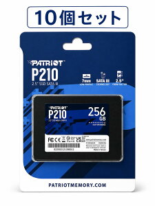 �y10�Z�b�g�zPatriot P210 SATA 3 256GB SSD 2.5 Inch Internal Solid State Drive 10 Pack P210S256G2510