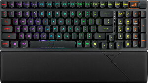 ASUS ROG Strix Scope II 96 RX���C�����X �Q�[�~���O�L�[�{�[�h �� / 96%���C�A�E�g/���w���L�[�X�C�b�` / 2.4GHz���C�����X / USB�ڑ�/Bluetooth/