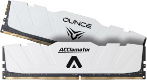 DDR5 32GB-5600MHz �f�X�N�g�b�vPC�p������(16GB×2�� PC5-48000)���q�[�g�V���N�t���V���[�Y 288pin 1.1V INTEL/AMD�����ۏ� Acclamator OUNCE