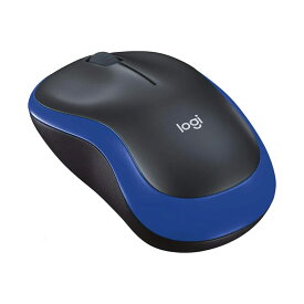 Logicool(ロジクール) ワイヤレスマウス 無線 M186BL 小型 電池寿命最大12ケ月 ブラック/ブルー