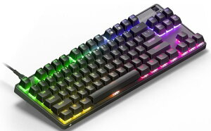 SteelSeries �Q�[�~���O�L�[�{�[�h �e���L�[���X Apex 9 TKL JP �L�� ���{��z�� OptiPoint���w�X�C�b�` ���� �A�N�`���G�[�V�����|�C���g �ω\ ���ϋv 64852 �u���b�N