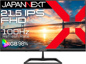 JAPANNEXT 21.5�C���` IPS�p�l������ �t��HD(1920x1080)�𑜓x �t�����j�^�[ JN-IPS215F2 sRGB:98% HDMI VGA 4589511171202