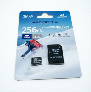ARCANITE 256GB microSDXC�J�[�h UHS-I U3 V30 A1 4K UHD �ő�Ǐo���x90MB/s Nintendo Switch1����m�F�� SD�A�_�v�^�[�t AKV30A1256 4589879392325