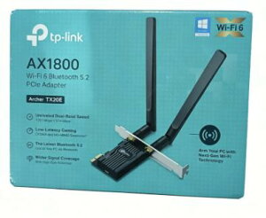 TP-Link WiFi ����LAN PCIe AX1800 WiFi 6 �Ή� Bluetooth 5.2 802.11 ax/ac/a/b/g/n�K�i�ɂ��Ή� Windows 10/11�i64�r�b�g�j��p WPA3�Ή� PCIe�A�_�v�^�[ Archer TX20E 4897098688809