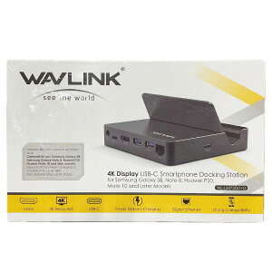 �y���������zWAVLINK 4k Display USB-C Smartphone Docking Station WL-UHP3D01G