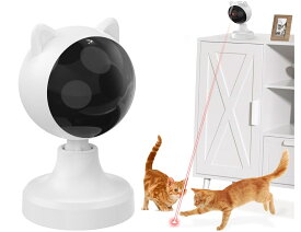 自動猫おもちゃ LEDライト ポインター 光るおもちゃ 充電式 人気 電動 猫玩具 猫運動不足解消 一人遊び 留守番の仲間 光線角度調整可能 動く 猫運動不足解消グッズ ストレス解消 狩猟本能をくすぐる 猫をとりこに 猫型