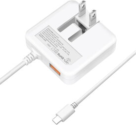 USB充電器 Type-C 急速充電 スマホ 充電器【NEWモデル/PD20w&QC3.0/1.6cm超薄型/1USBポート&1.5mType-Cケーブル/折り畳み式プラグ/合計3.4A】ケーブル一体型 ACアダプター コンセント 軽量 アンドロイド PSE認証済 iPhone15/Androidなど対応 X000Y3QR1T