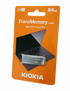 KIOXIA(�L�I�N�V�A) �����Ń����� USB�t���b�V�������� 64GB USB3.2 Gen1 �ő�Ǐo���x100MB/s KLU366A064G 4582563856547