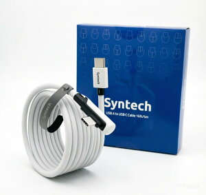 Syntech Link �P�[�u�� 5M �Ή�Oculus/Meta Quest 3S/Meta Quest 3�AQuest2/Pro/Pico 4/Ultra �A�N�Z�T������� PC/SteamVR �ƌ݊�������A���� PC �f�[�^�]���AVR �w�b�h�Z�b�g�p USB 3.0 ���� USB C �P�[�u�� Mark32 X0018N1CVJ
