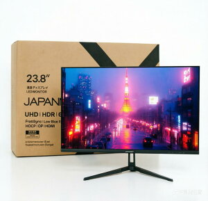 JAPANNEXT 23.8�C���` IPS�p�l������ 4K(3840x2160)�𑜓x �t�����j�^�[ JN-IPS238U HDMI DisplayPort sRGB:100% DCI-P3:99% HDR 4589511170298