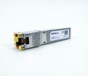 Sodola 10GBase-T SFP+���W���[��, 10G�J�b�p�[, 1/2.5/5/10G �}���`���[�g���g�����V�[�o�[, Cisco SFP-10G-T-S�ATP-Link�ANetgear�AUbiquiti UF-RJ45-10G�AMikrotik�AD-Link�Ȃǌ݊� �ő�30m (CAT.6a/ CAT7)X0019W3R8Z