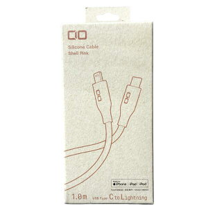 CIO �_�炩���V���R���P�[�u�� Type-C to Lightning 1m �V�F���s���N CIO-SL30000-CL1-SPK