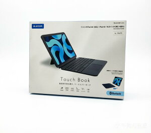 �G���R�� �L�[�{�[�h �P�[�X�t Touch Book for iPad Air M2/M3 11�C���` iPad Air ��5/4���� �Ή���p ���{��z�� ���E�\ 3�i�K�p�x���� �u���b�N TK-CA11BPBK 4549550316064