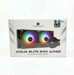 Thermalright AQUA ELITE 240 ARGB ����CPU�N�[���[�A240�N�[���[�T�C�Y�A120mm PWM�t�@��×2�AS-FDB�x�A�����O�AAMD/AM4�AINTEL LGA1150/1151/1155/1156/1200/2011/1700 �pARGB�I�[���C����������N�[���[X0013ZITX1