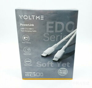 VOLTME USB Type C �P�[�u�� 60W/3A PD/QC�}���[�d�Ή� USB C to USB C �f���h�~ �f�[�^�]�� �^�C�vc �P�[�u�� iPhone 15�AMacBook Pro�AMatebook�AiPad�AXperia�AGalaxy��type-c�f�o�C�X�Ή��i2m �z���C�g�jCE203 C1275 2m/6.6f