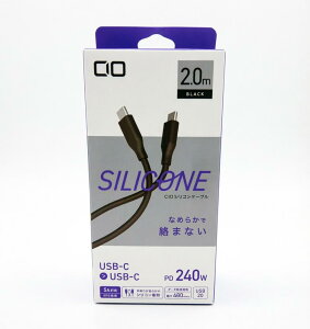 CIO �_�炩���V���R���P�[�u�� C to C (USB Type-C/USB-C) 240W PD �}�� �[�d�P�[�u�� ���܂Ȃ� iPhone 17 / 16 / 15 / Macbook Pro/Air/iPad/�m�[�g�p�\�R�� Galaxy Google Pixel Android (�A���h���C�h) 2.0m BLACK 4589406029496