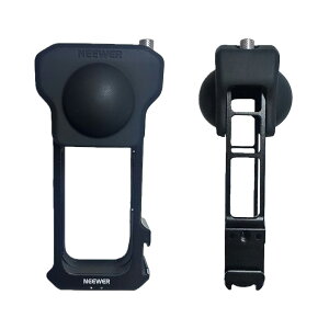 NEEWER �A�N�V�����J�����P�[�W Insta360 X4�Ή� �A���~�����t���[�� �g���s�v �����Y�ی�L���b�v/�܂肽���ݎ��t�B���K�[�t�� �J�����Œ�ی� �r�f�I���O �r�f�I�P�[�W �ی�P�[�X AC010