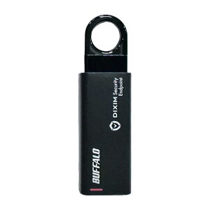 �y�󂠂�z�o�b�t�@���[ �Z�L�����e�B�[ USB�������[ 64GB USB3.2 Gen1 DiXiM Security Endpoint���� �E�C���X�`�F�b�N �p�X���[�h���b�N �m�b�N�� RUF3-KEV64G-BK